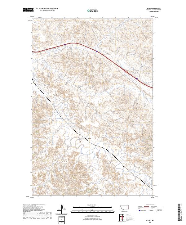 Allard topographic map thumbnail