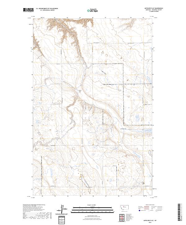 Antelope Flat topographic map thumbnail