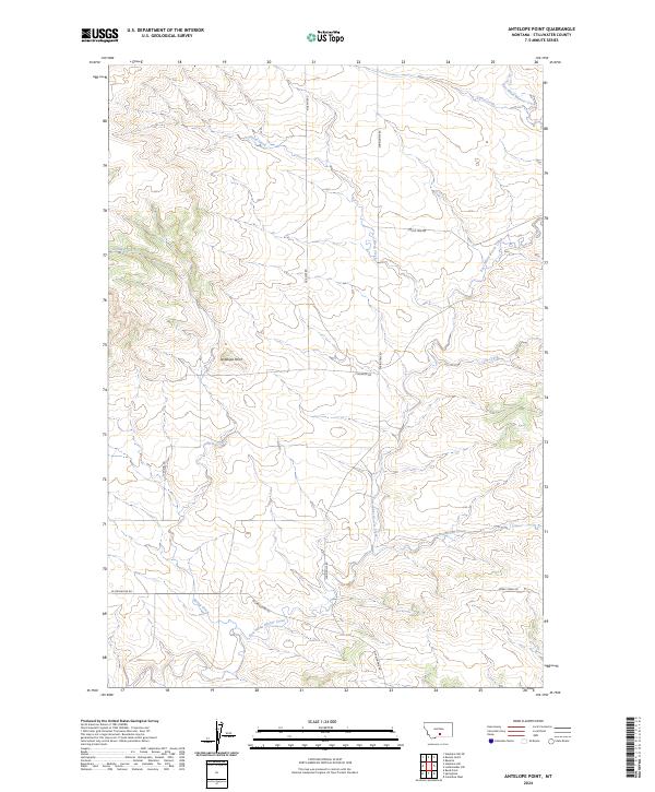 Antelope Point topographic map thumbnail