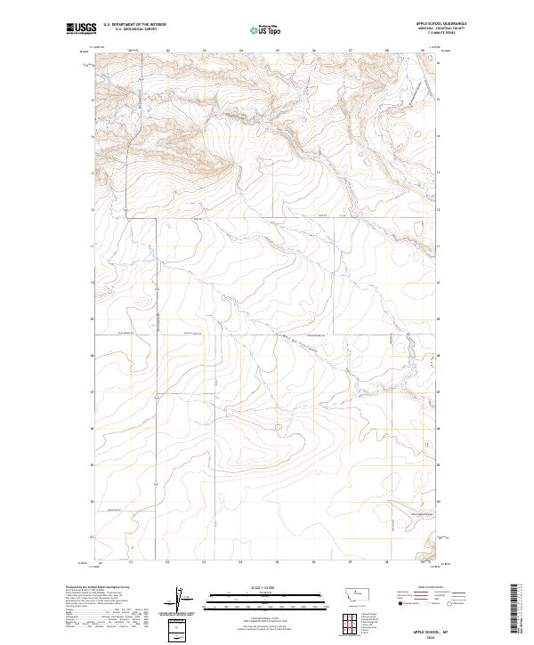 Apple School topographic map thumbnail
