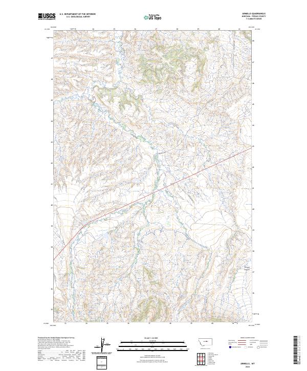 Armells topographic map thumbnail