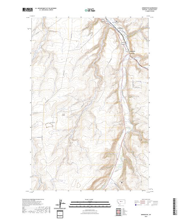Armington topographic map thumbnail