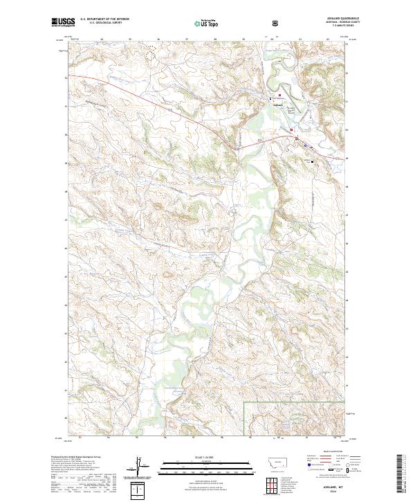 Ashland topographic map thumbnail