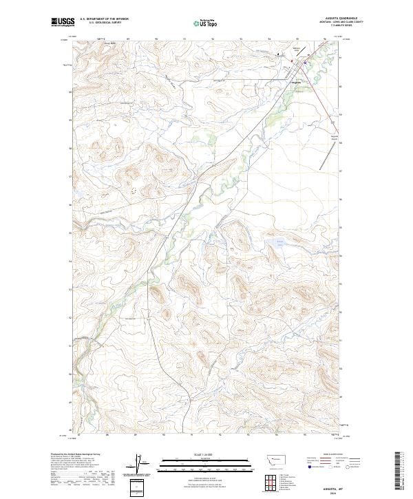Augusta topographic map thumbnail