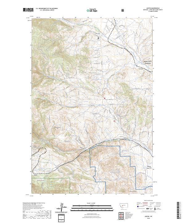 Austin topographic map thumbnail