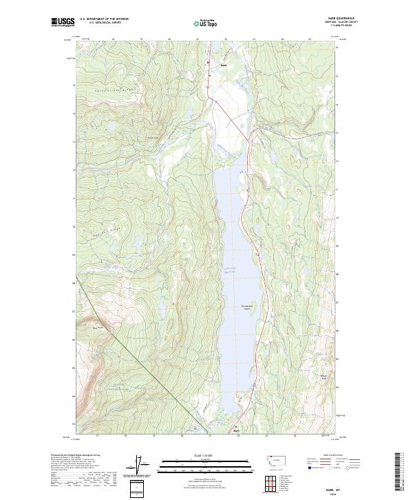 Babb topographic map thumbnail