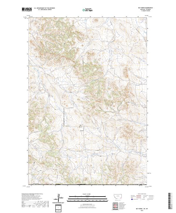 Bay Horse topographic map thumbnail