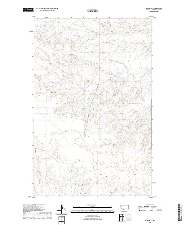 Bears Nest topographic map thumbnail