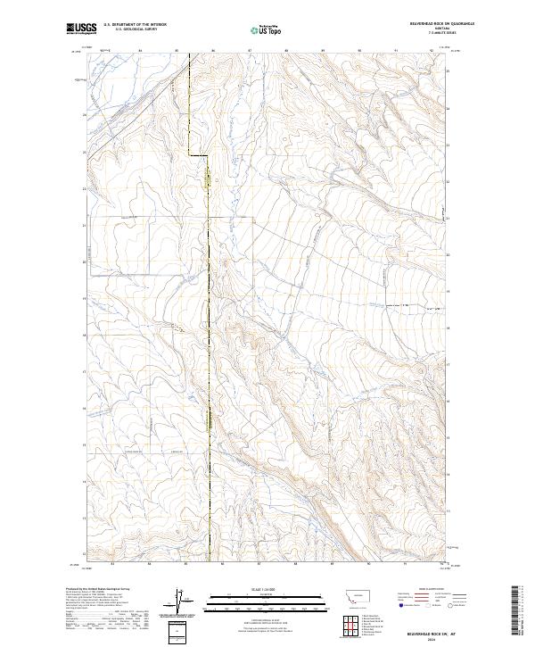 Beaverhead Rock SW topographic map thumbnail