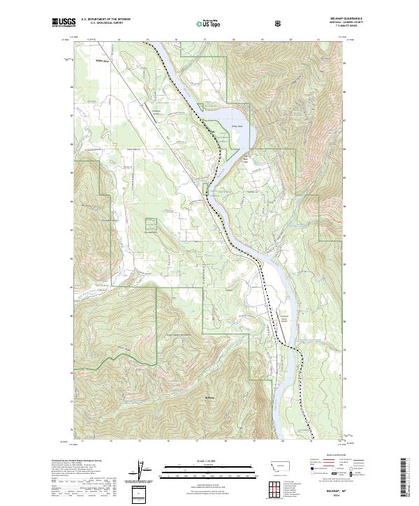Belknap topographic map thumbnail