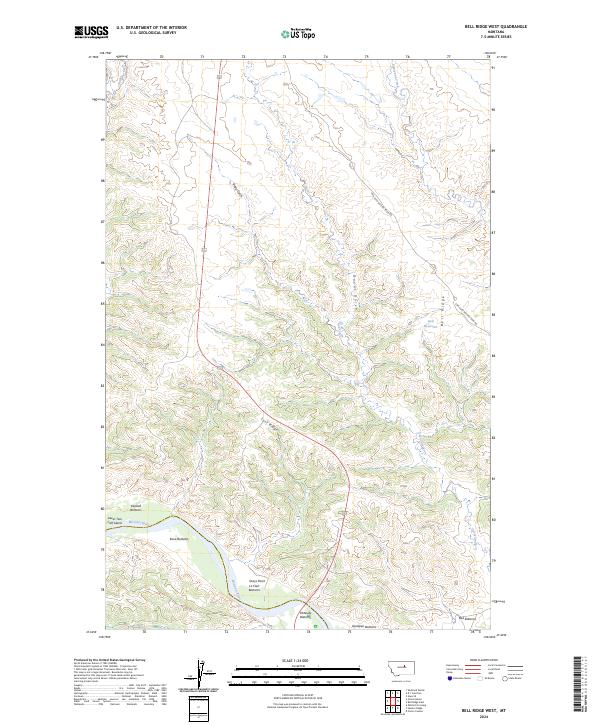 Bell Ridge West topographic map thumbnail