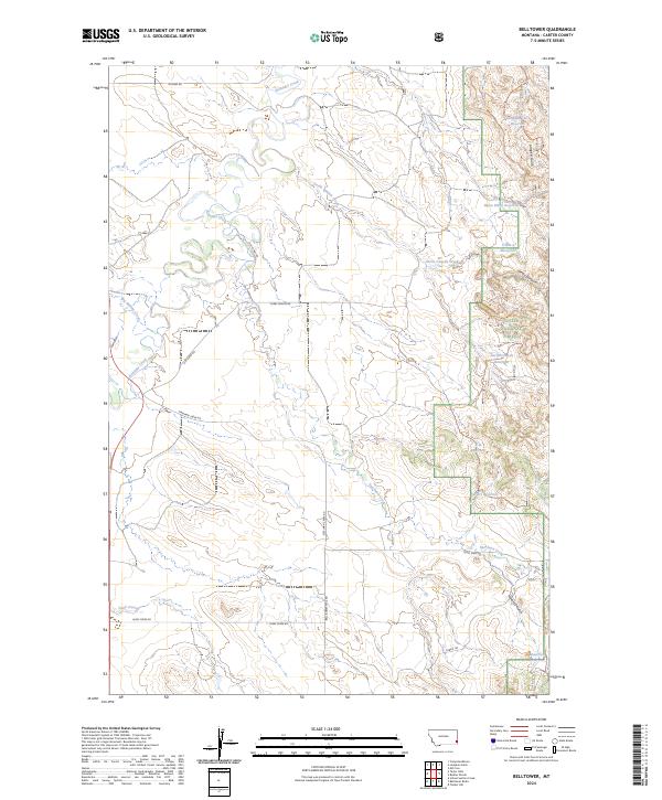 Belltower topographic map thumbnail