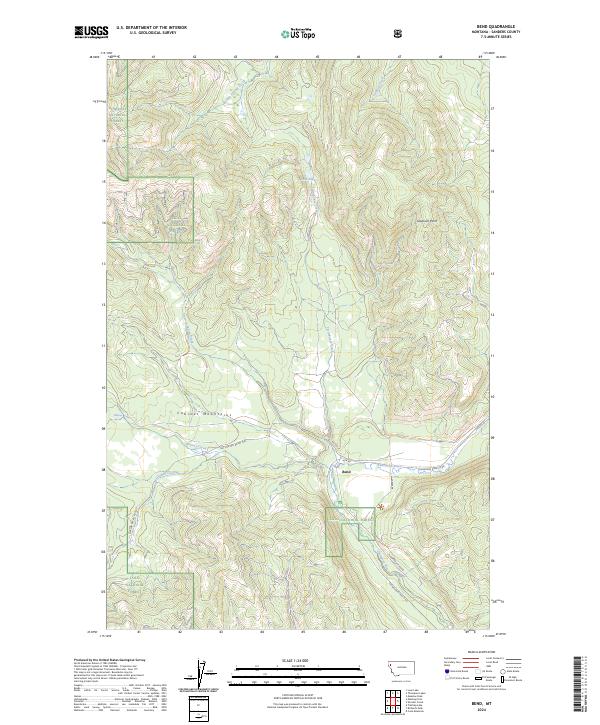 Bend topographic map thumbnail