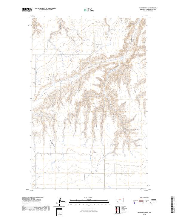 Big Bend School topographic map thumbnail