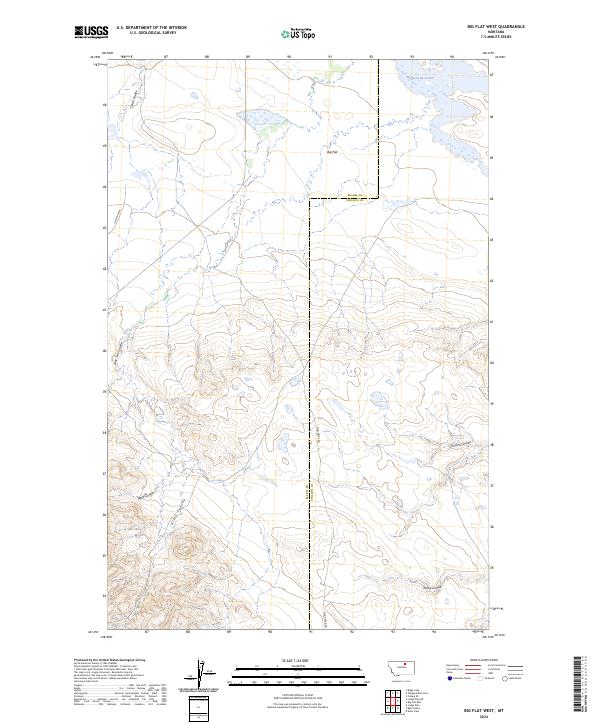 Big Flat West topographic map thumbnail