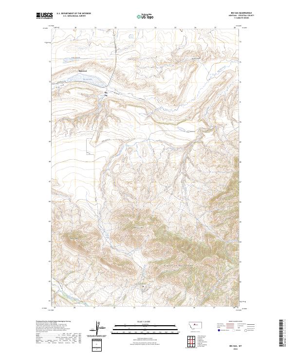 Big Sag topographic map thumbnail