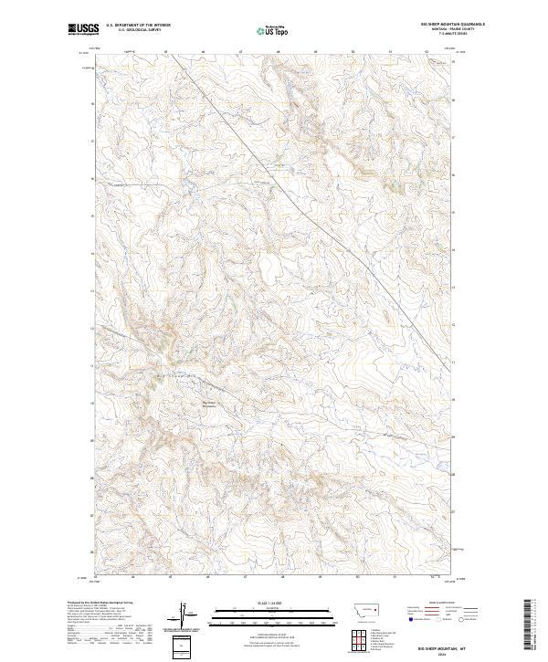 Big Sheep Mountain topographic map thumbnail