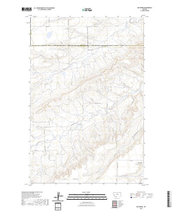 Big Spring topographic map thumbnail