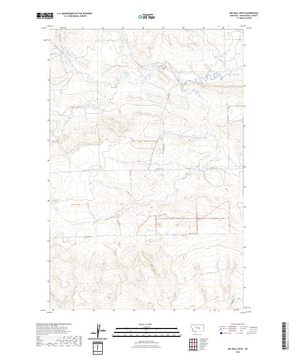 Big Wall West topographic map thumbnail
