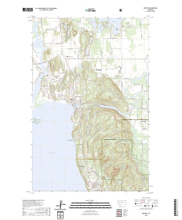 Bigfork topographic map thumbnail