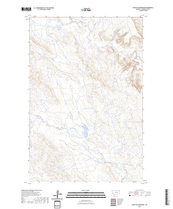 Black Sea Reservoir topographic map thumbnail