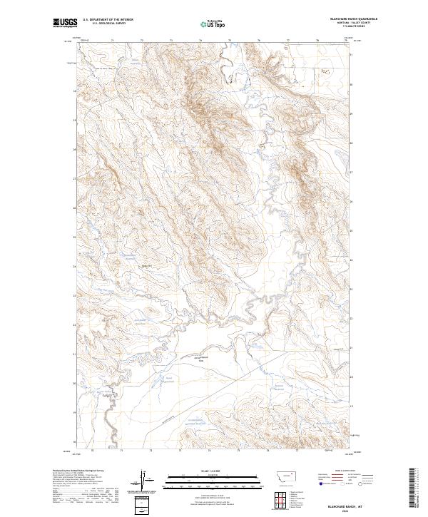 Blanchard Ranch topographic map thumbnail