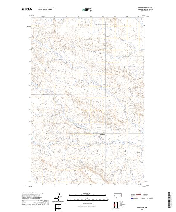Bloomfield topographic map thumbnail