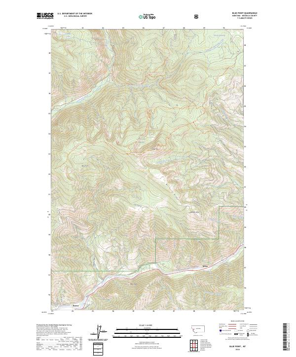 Blue Point topographic map thumbnail
