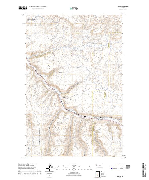 Blythe topographic map thumbnail