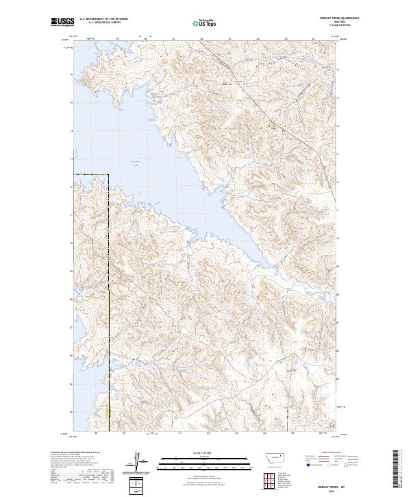 Bobcat Creek topographic map thumbnail