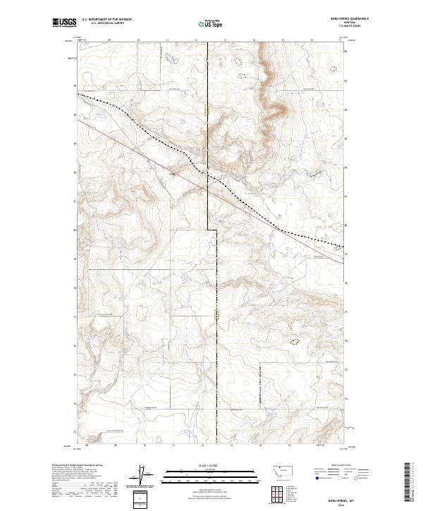 Boru Spring topographic map thumbnail
