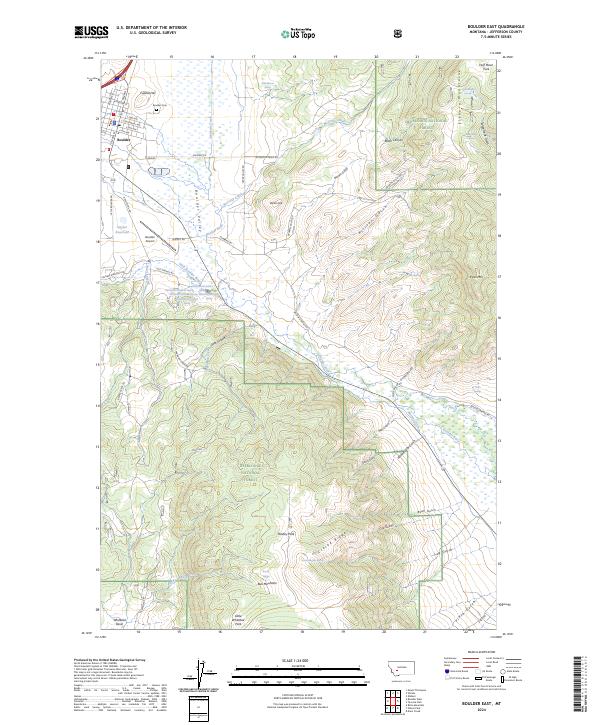 Boulder East topographic map thumbnail