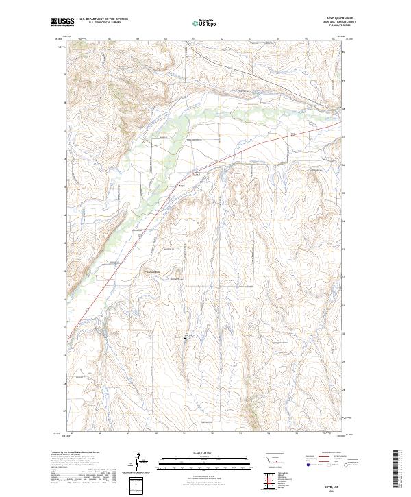 Boyd topographic map thumbnail