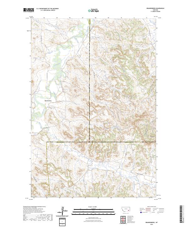Brandenberg topographic map thumbnail