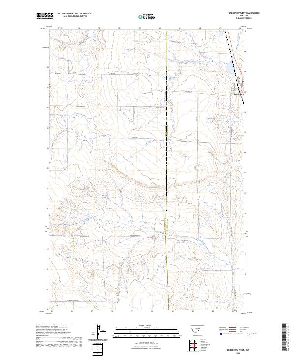 Broadview West topographic map thumbnail