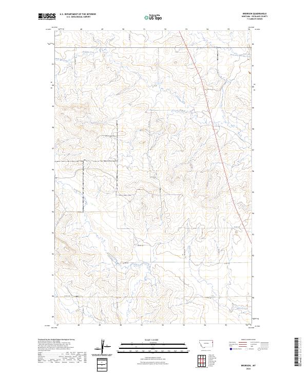 Brorson topographic map thumbnail