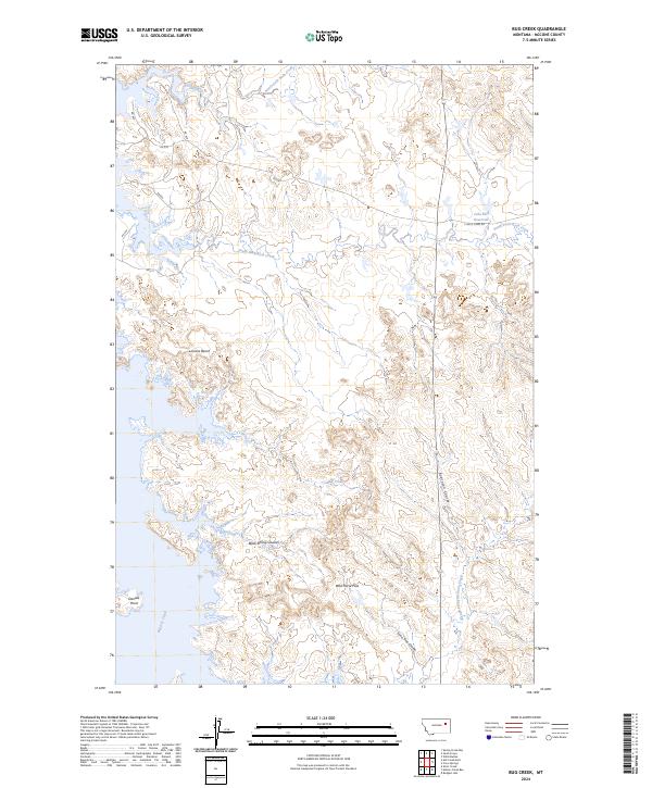 Bug Creek topographic map thumbnail