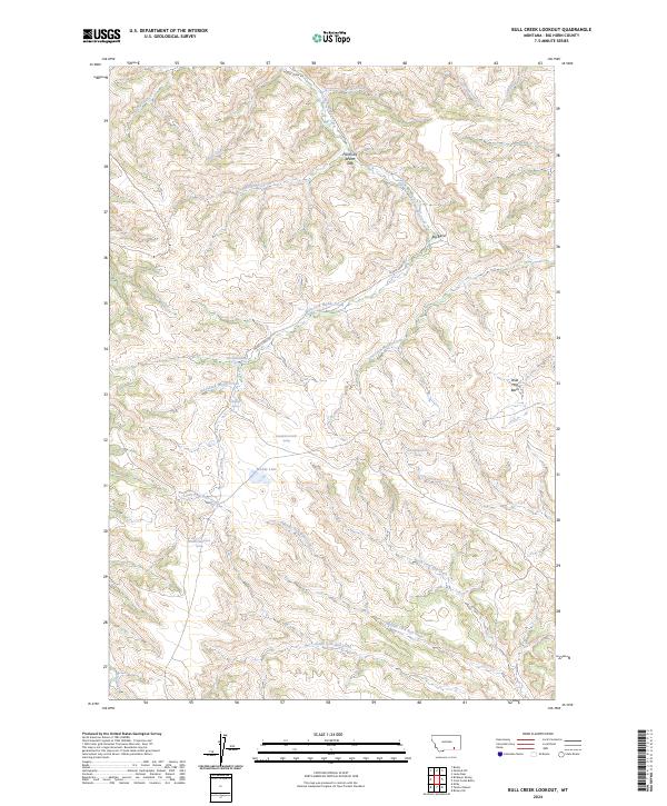 Bull Creek Lookout topographic map thumbnail