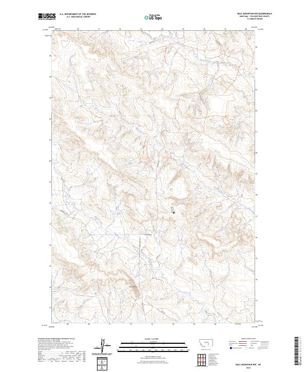 Bull Mountain NW topographic map thumbnail
