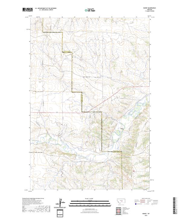 Bundy topographic map thumbnail