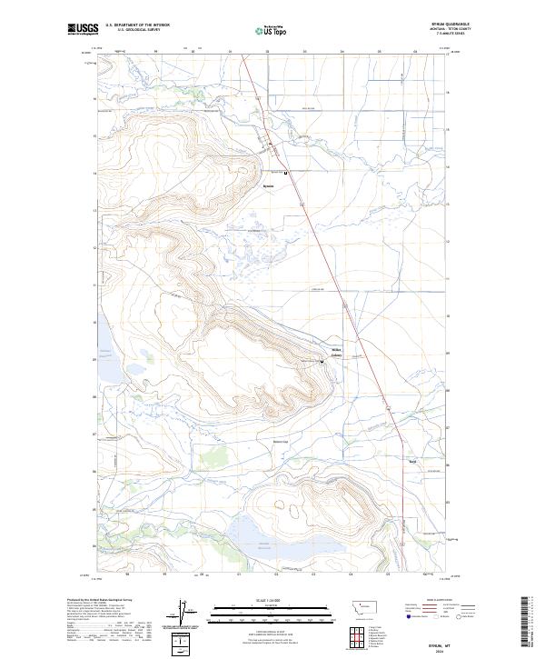 Bynum topographic map thumbnail