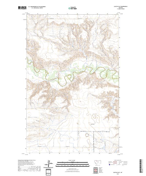 Cactus Flat topographic map thumbnail