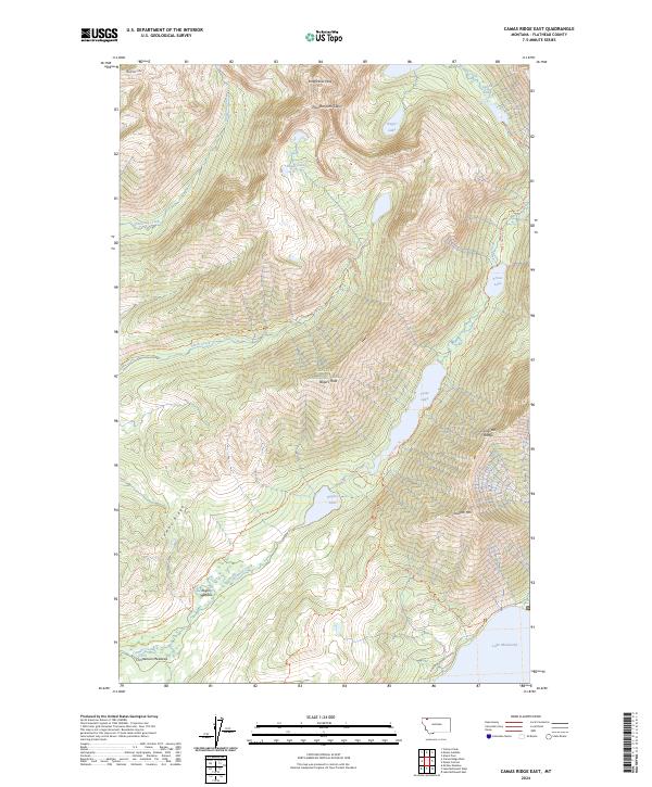 Camas Ridge East topographic map thumbnail