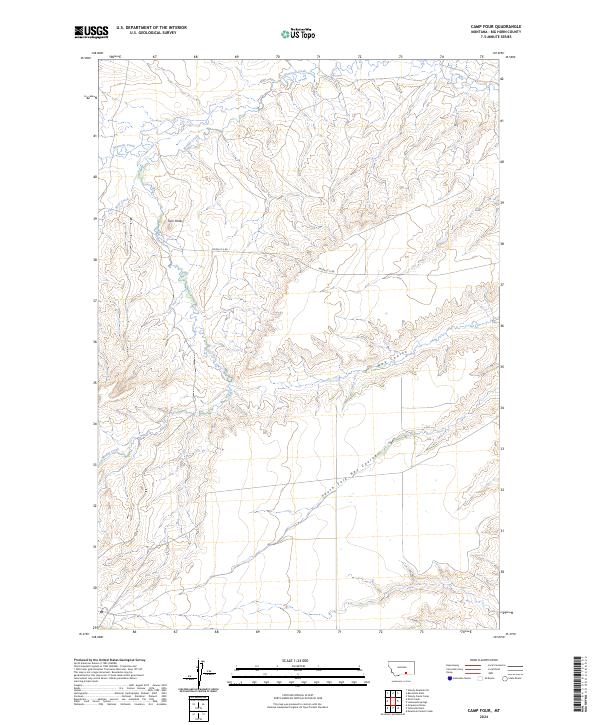 Camp Four topographic map thumbnail