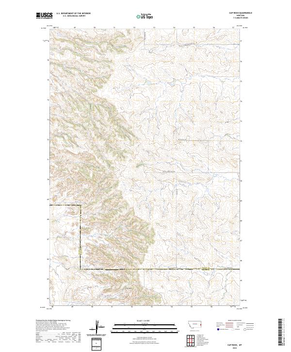 Cap Rock topographic map thumbnail