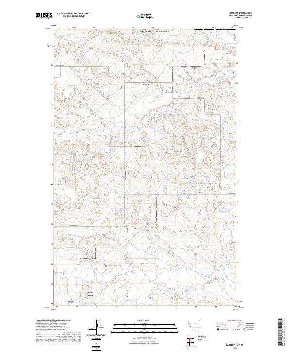 Carbert topographic map thumbnail
