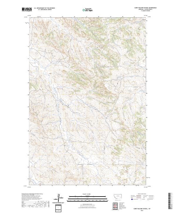 Carey-Malone School topographic map thumbnail