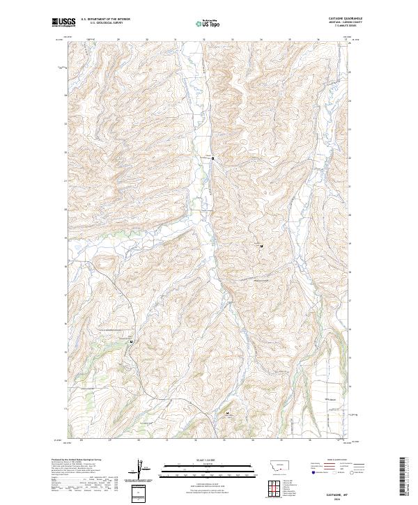 Castagne topographic map thumbnail