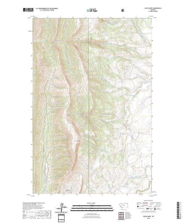 Castle Reef topographic map thumbnail