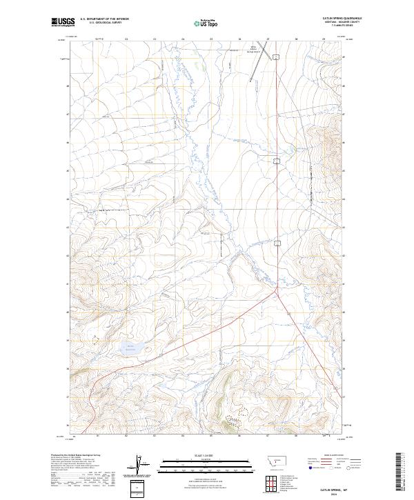 Catlin Spring topographic map thumbnail